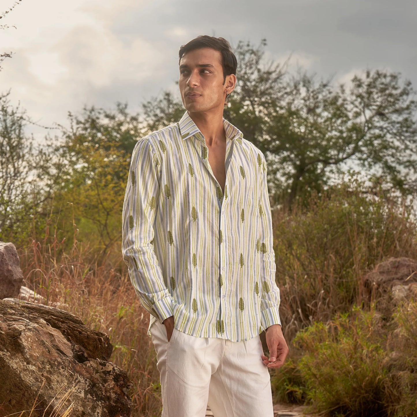 Patram Striped Shirt