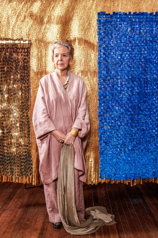 Golden Horizons: Exploring Olga de Amaral’s Textile Masterpieces