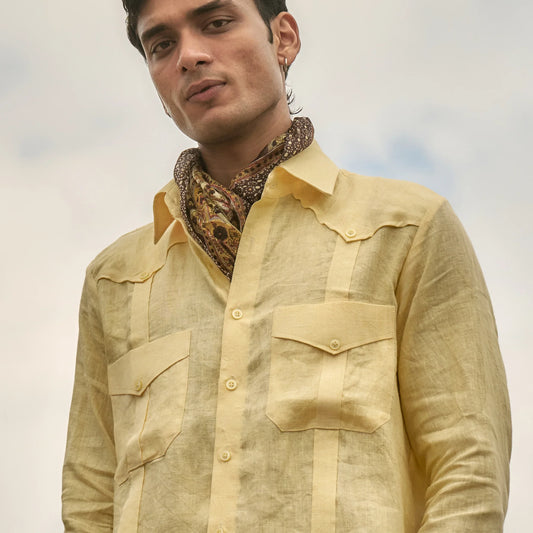 Summer Yellow Hunter Shirt