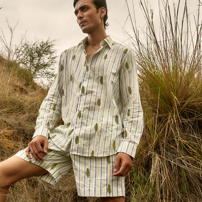 Patram Striped Shorts